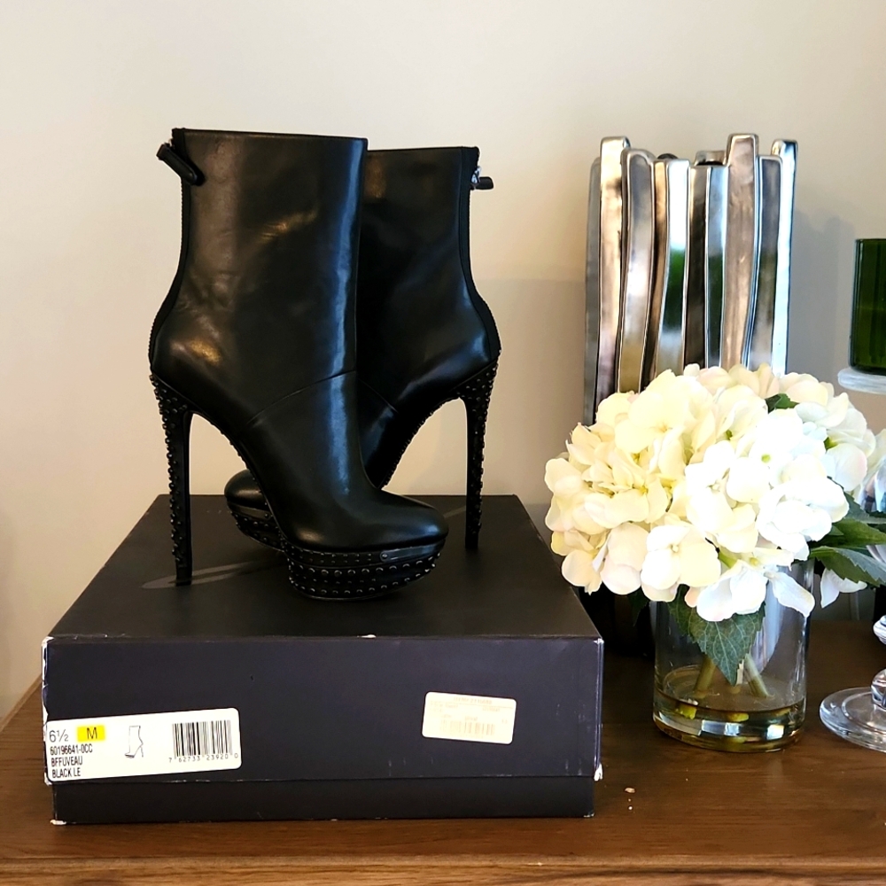 Black Brian Atwood Boots Size 6.5